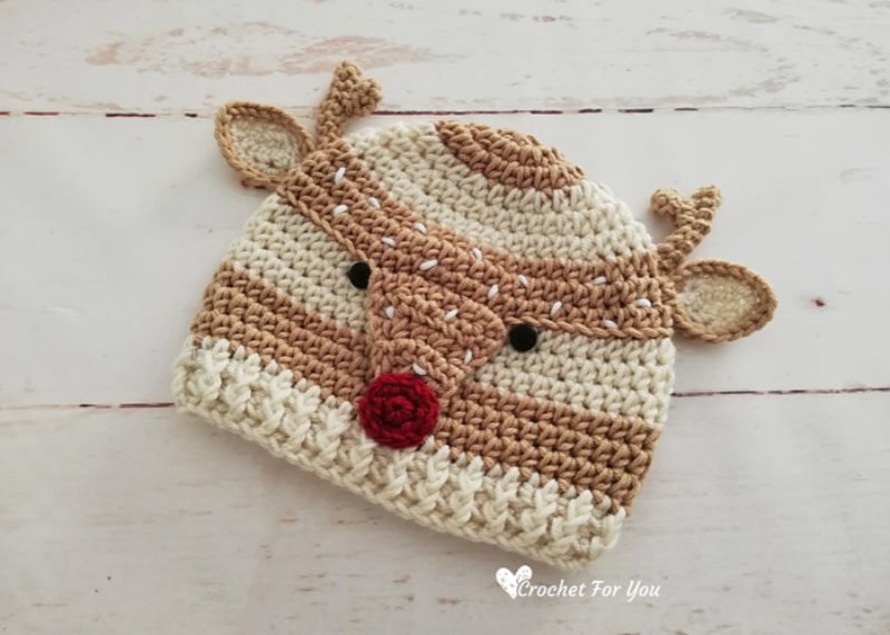 Crochet Deer Hat