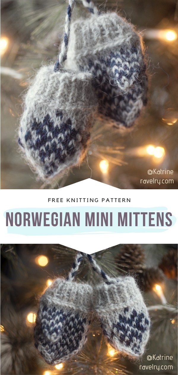 Knitted Mini Mittens