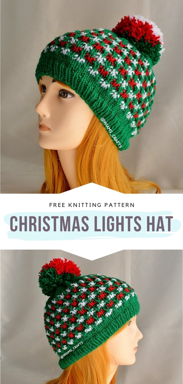 knitted christmas hats for adults