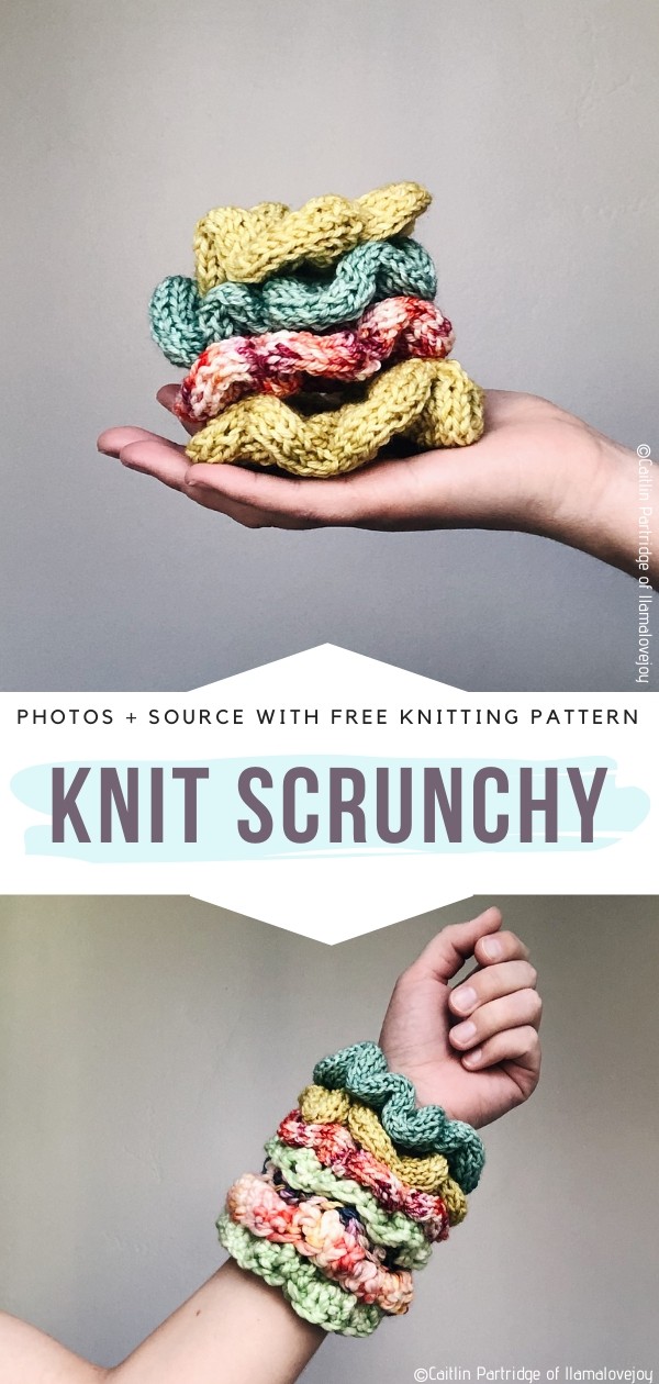 Knit Scrunchy