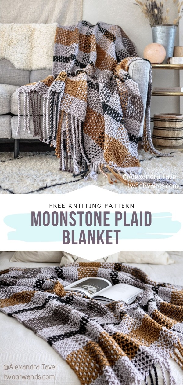 Dreamy Textured Blankets - Free Knitting Patterns