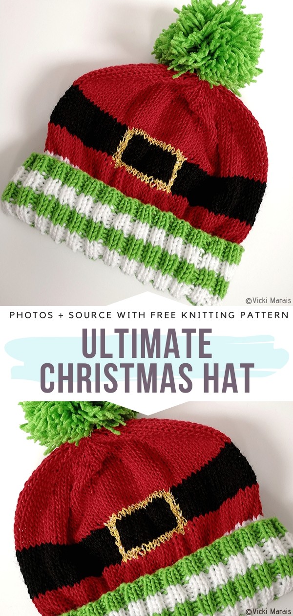 novelty christmas hats to knit