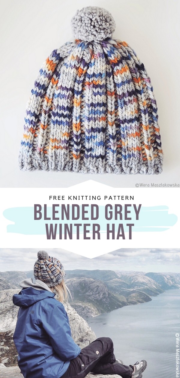 Grey Winter Hat