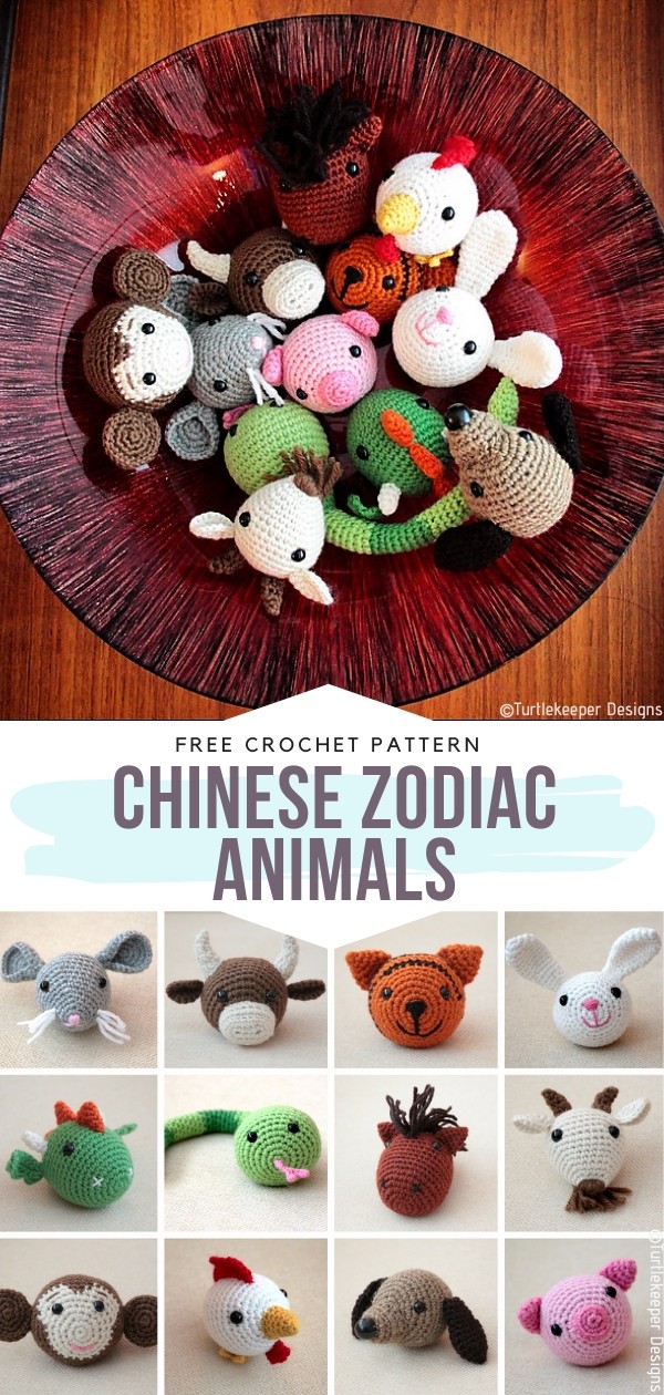 Chinese Zodiac Animals Amigurumi