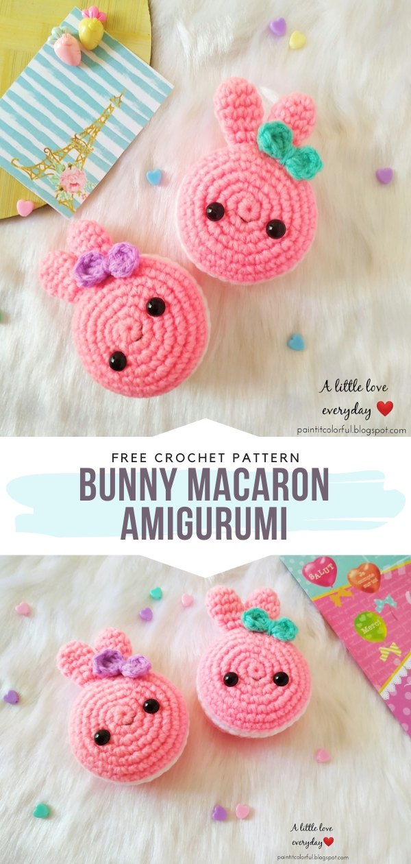Bunny Macaron amigurumi
