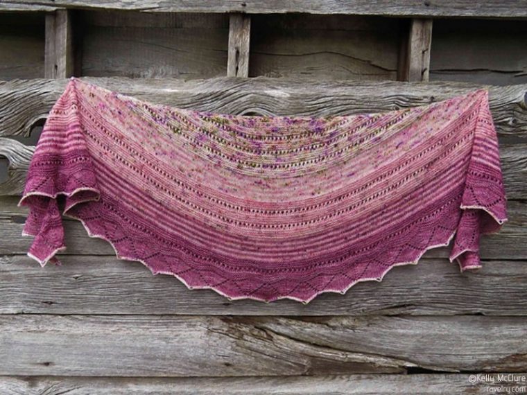 Crescent Shawls Free Knitting Patterns