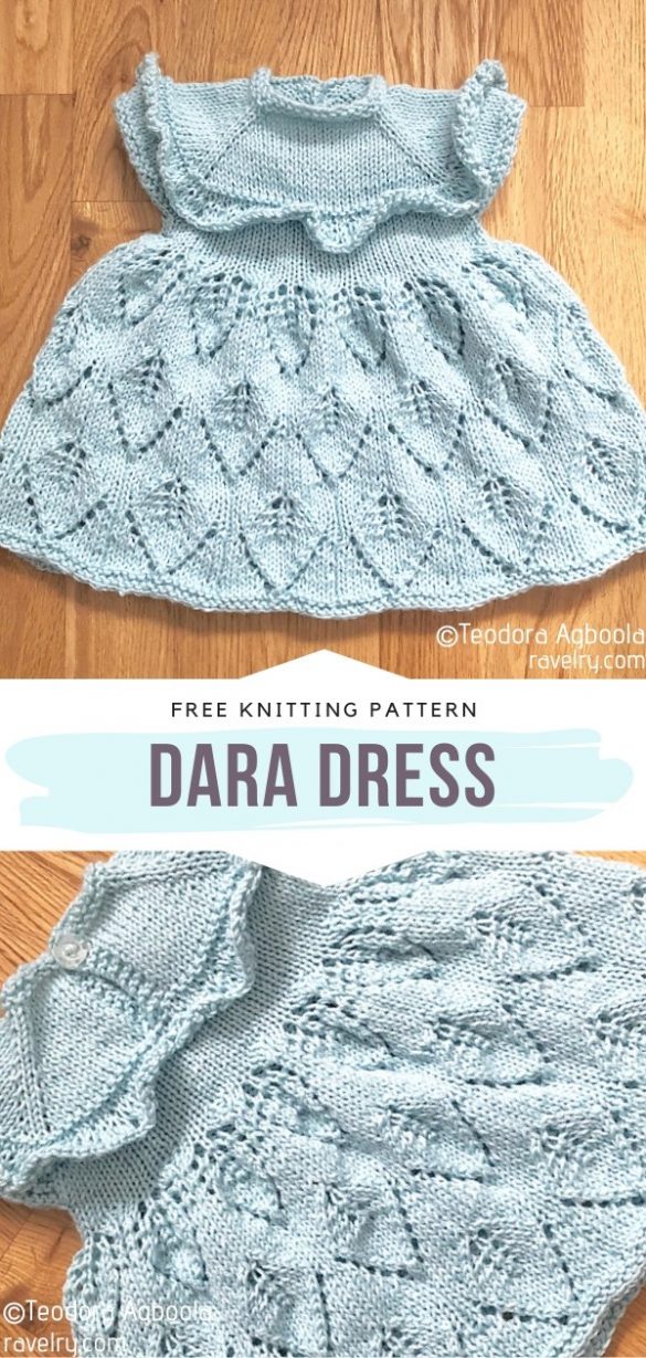 Chic Baby Girl Knit Dresses Free Patterns