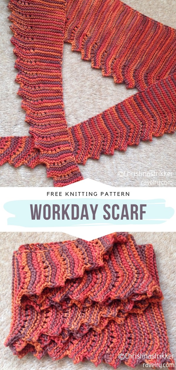 Everyday Scarves for Spring Free Knitting Patterns
