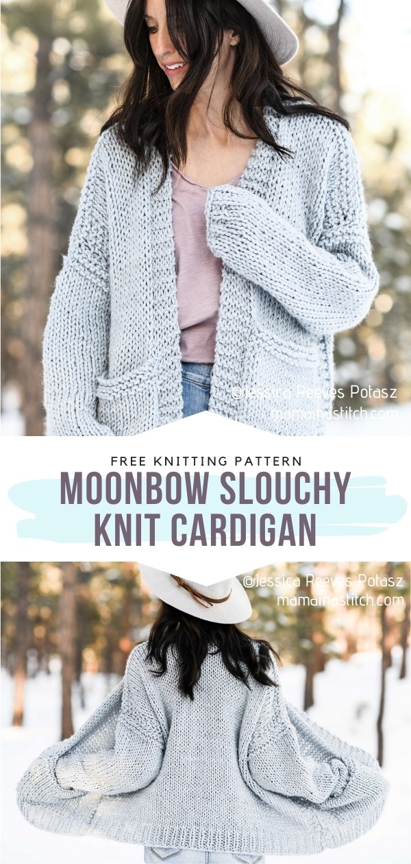 papelería Inflar sangre Simple Chunky Cardigans - Free Knitting Patterns