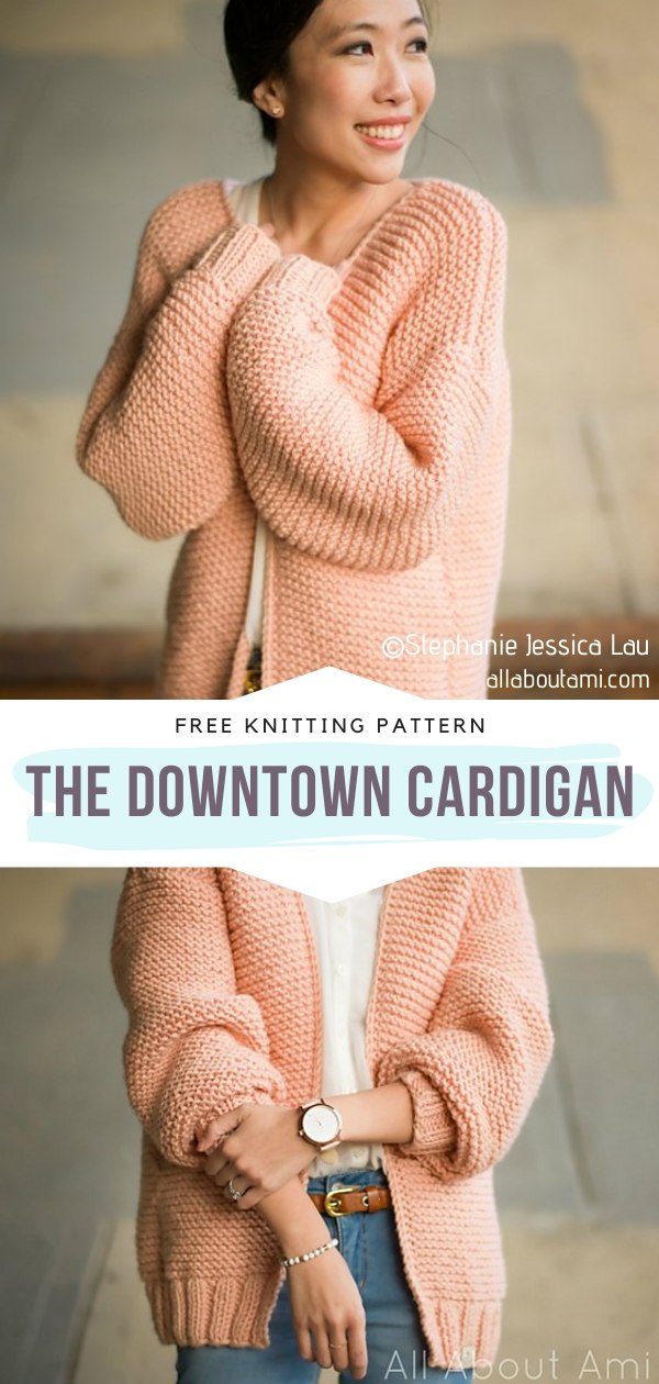 Free knitting patterns hot sale for chunky wool cardigans