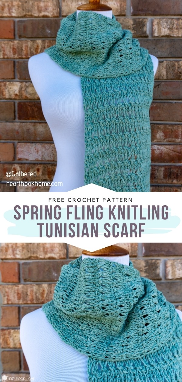 Crochet Tunisian Scarf