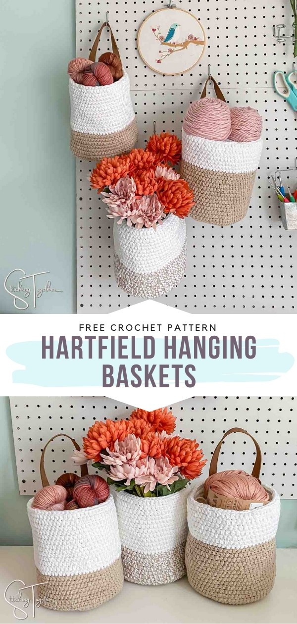 Crochet Pattern: Rainbow Storage Basket