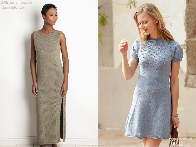 Summer knit dresses with hot sale sleeves