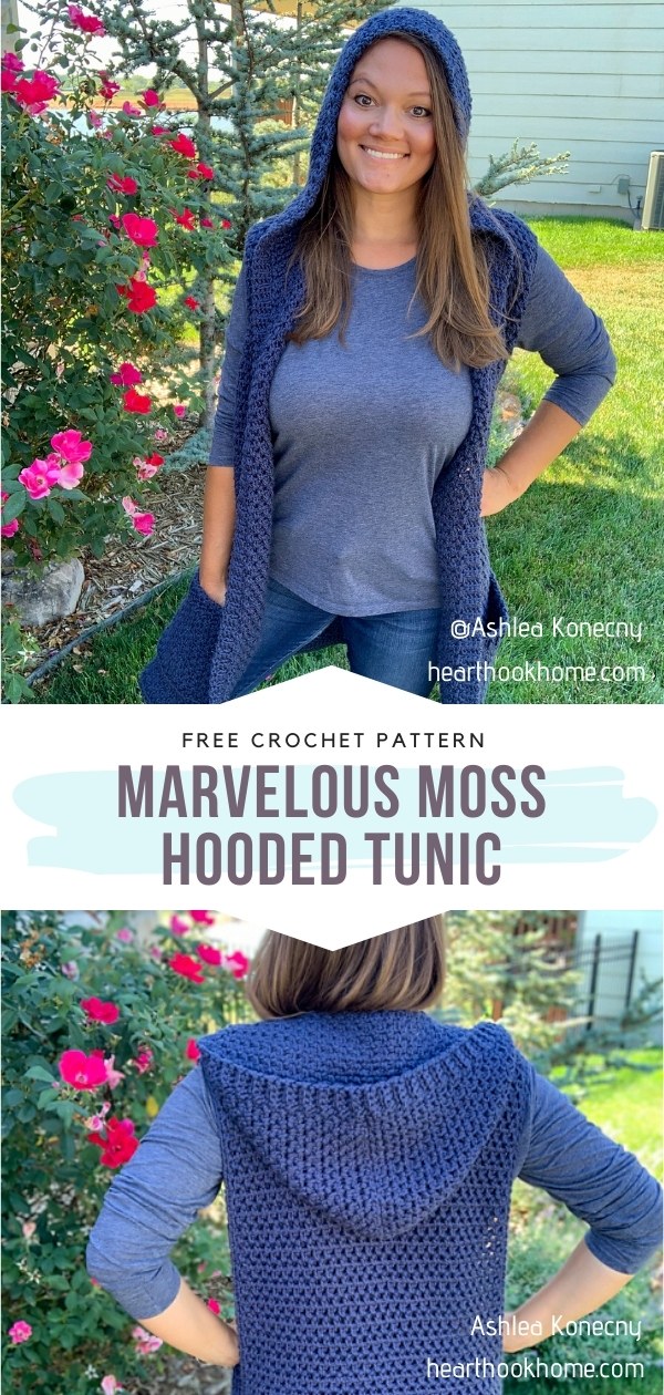 Crochet Hooded Tunic