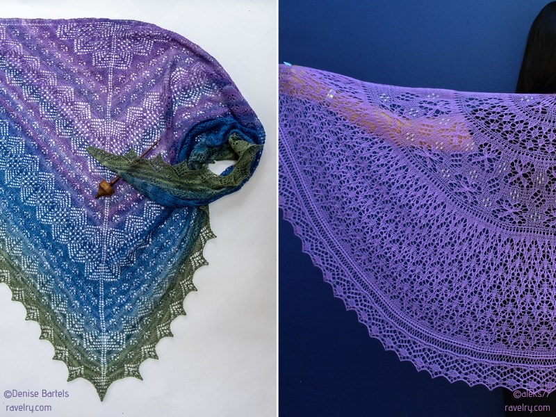 Sheer and Spectacular - Knitted Shawls with Free Patterns