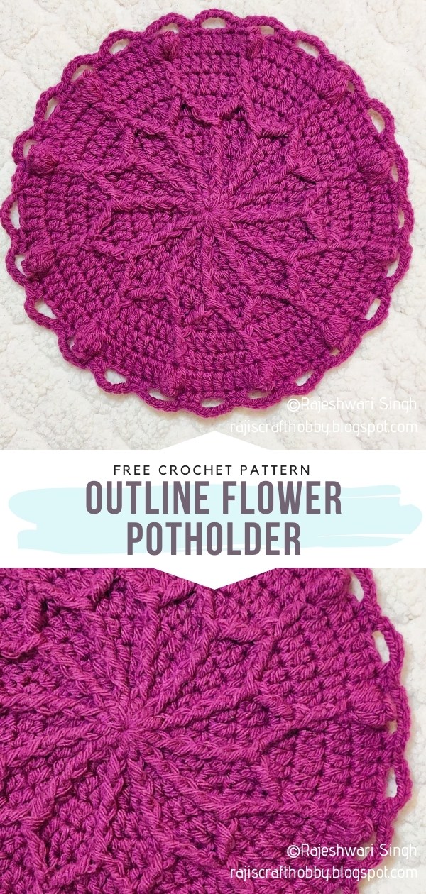 Easy Crochet Double Thick Potholder: Free Pattern - OkieGirlBling'n'Things