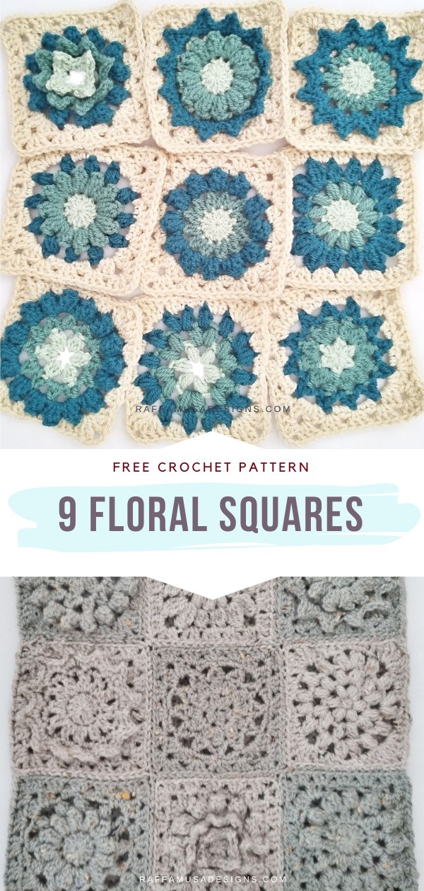 Crochet Floral Squares
