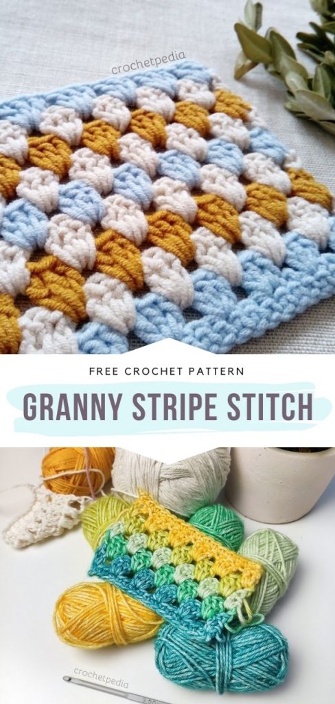 Colorful Granny Stripe Blankets - Free Crochet Patterns