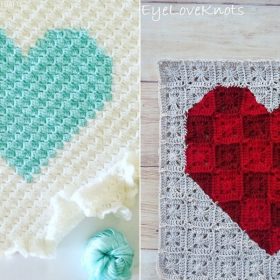 Heart Squares Free Crochet Patterns