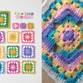 Easy Spring Squares Free Crochet Patterns