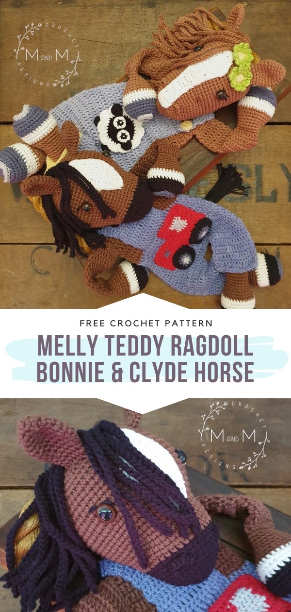 Crochet Ragdoll Horse