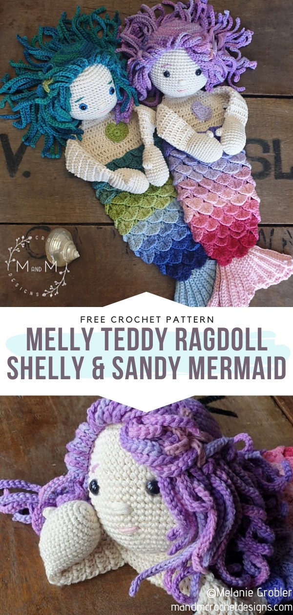 Crochet Ragdoll Mermaids