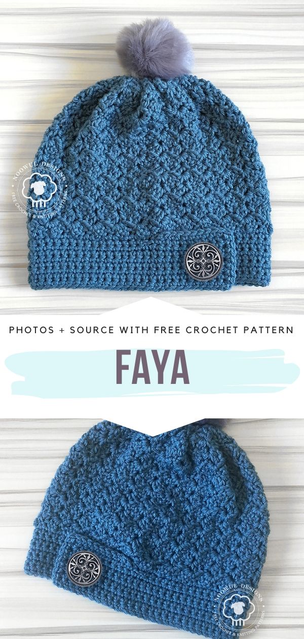 Free Crochet Pattern Faya Beanie