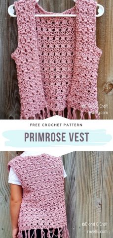 Little Girl's Favorite Crochet Vests with Free Patterns