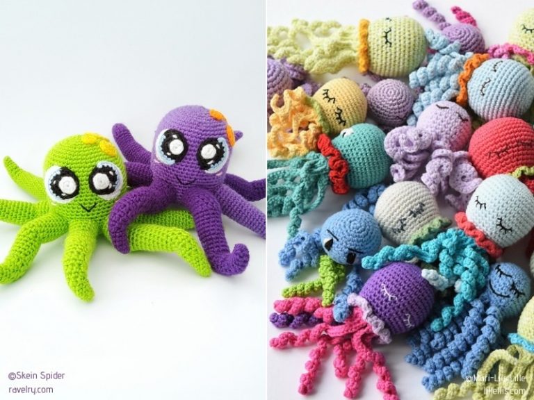 Amigurumi octopus pattern.