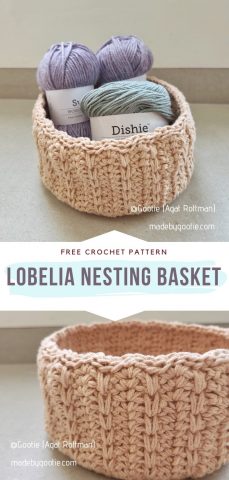 Modern Home Crochet Baskets - Free Patterns