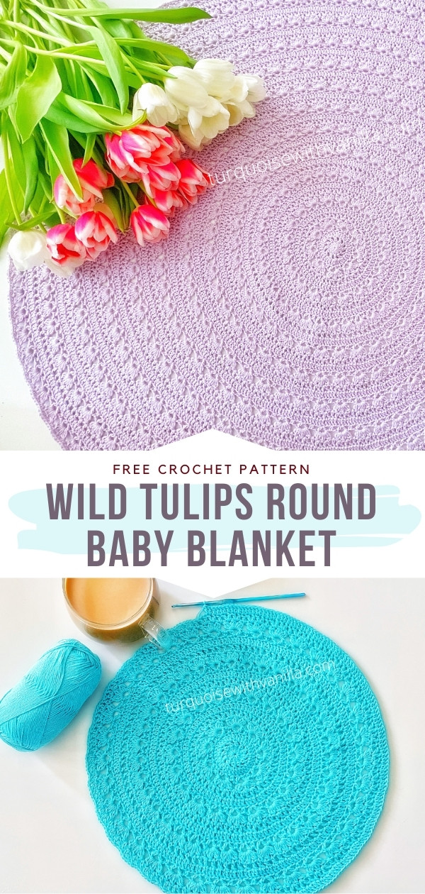 Crochet Round Baby Blanket