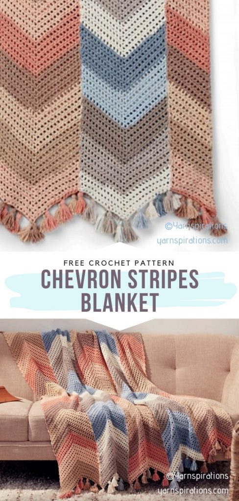 Awesome Chevron Crochet Blankets Free Patterns