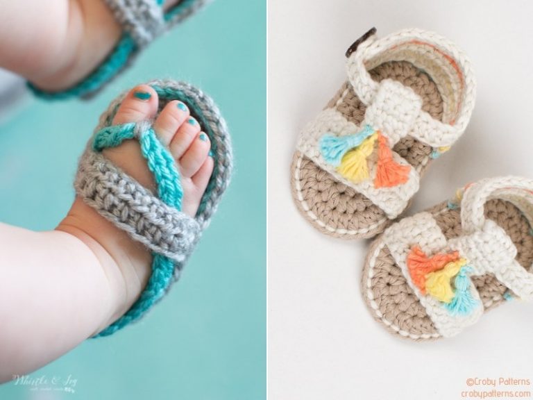 Crochet Summer Baby Sandals