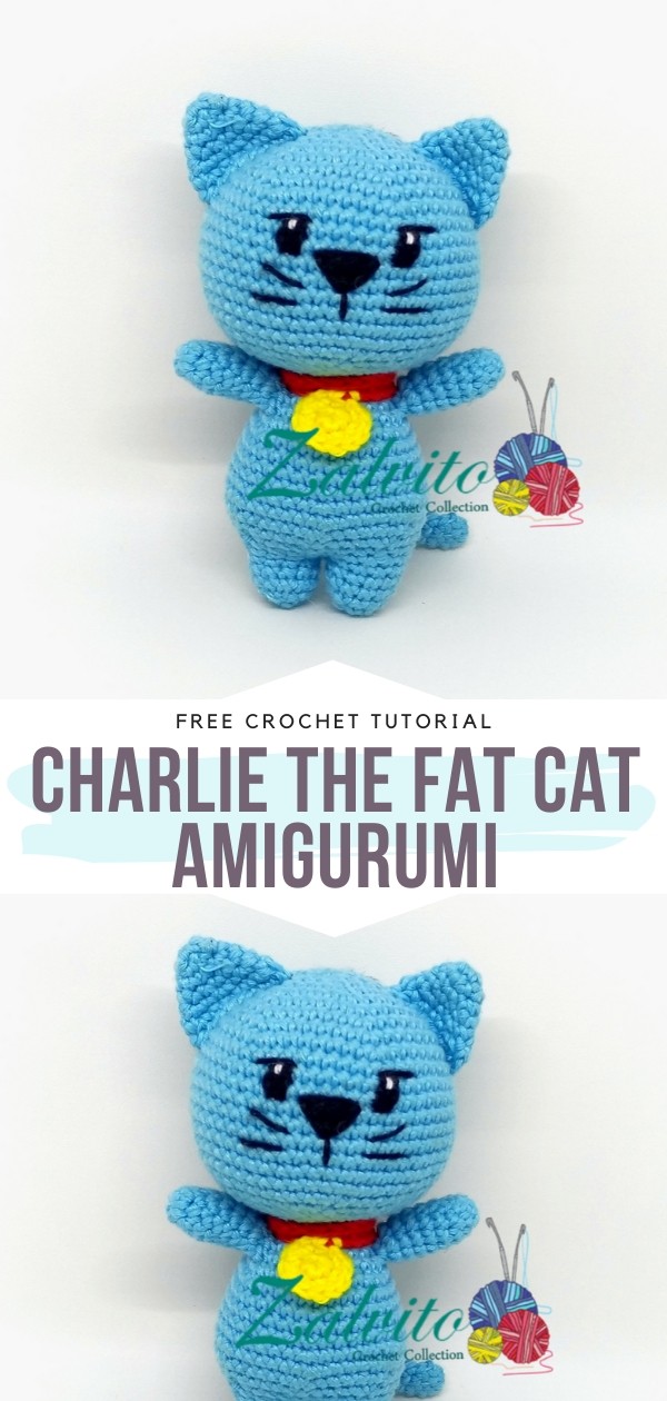Charlie The Fat Cat Amigurumi