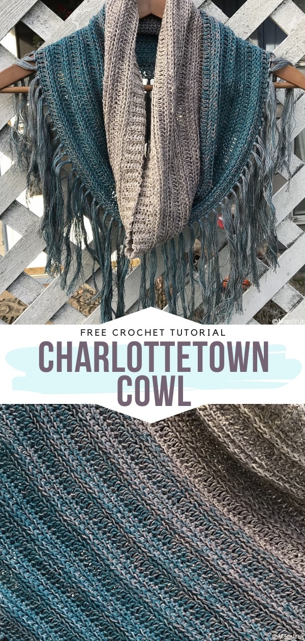 Charlottetown Cowl Free Crochet Pattern