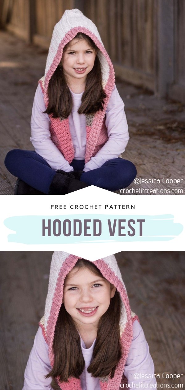 Little Girl's Favorite Crochet Vests with Free Patterns