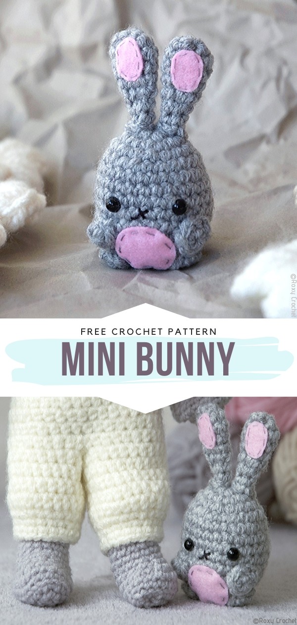 Mini Bunny Free Crochet Pattern