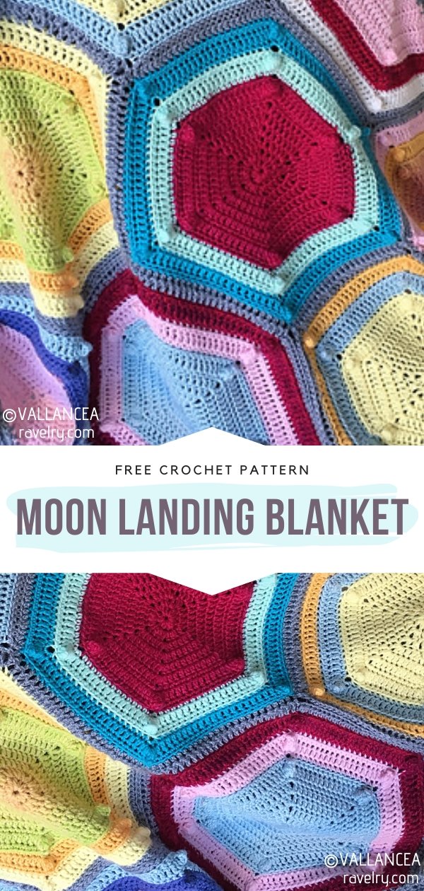Hexagon Crochet Blanket