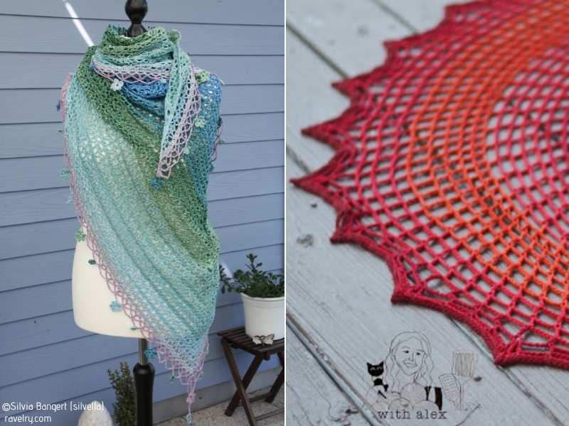 Spectacular Openwork Crochet Shawls
