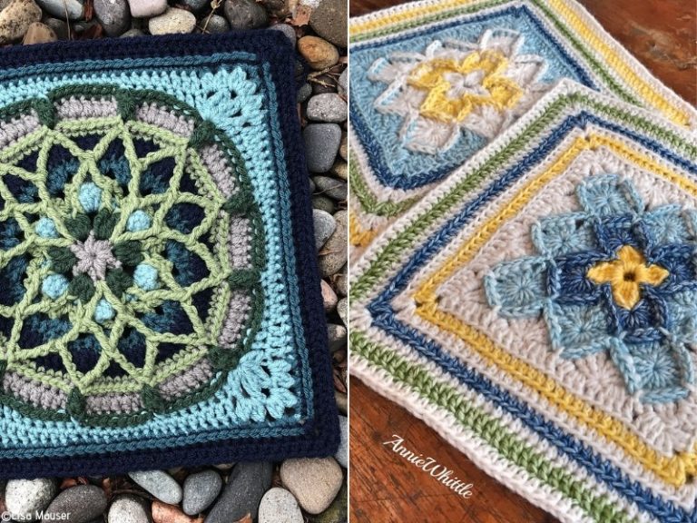 Squares Free Crochet Patterns