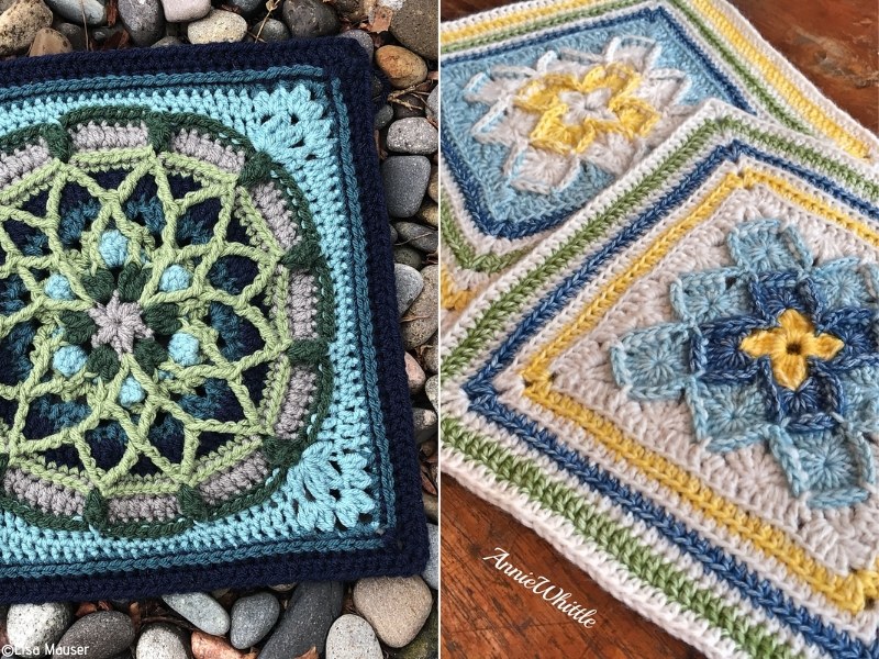 Floral Squares - Free Crochet Patterns