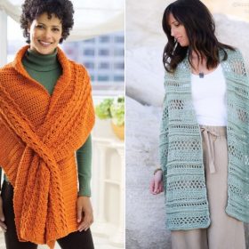 Stylish Wraps Free Crochet Patterns