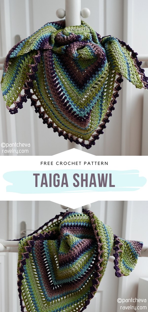 Triangle Crochet Shawl