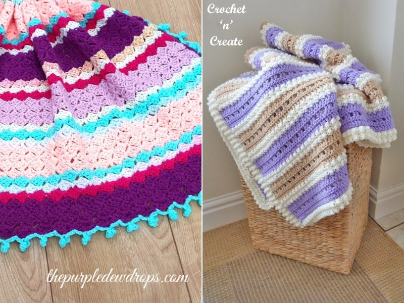 Touch of Lilac Crochet Blankets Free Patterns