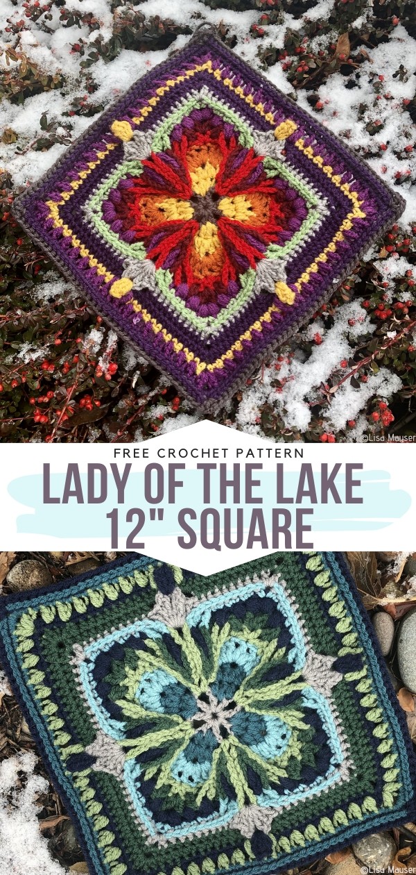 Lady of the Lake 12_ Square Free Crochet Pattern
