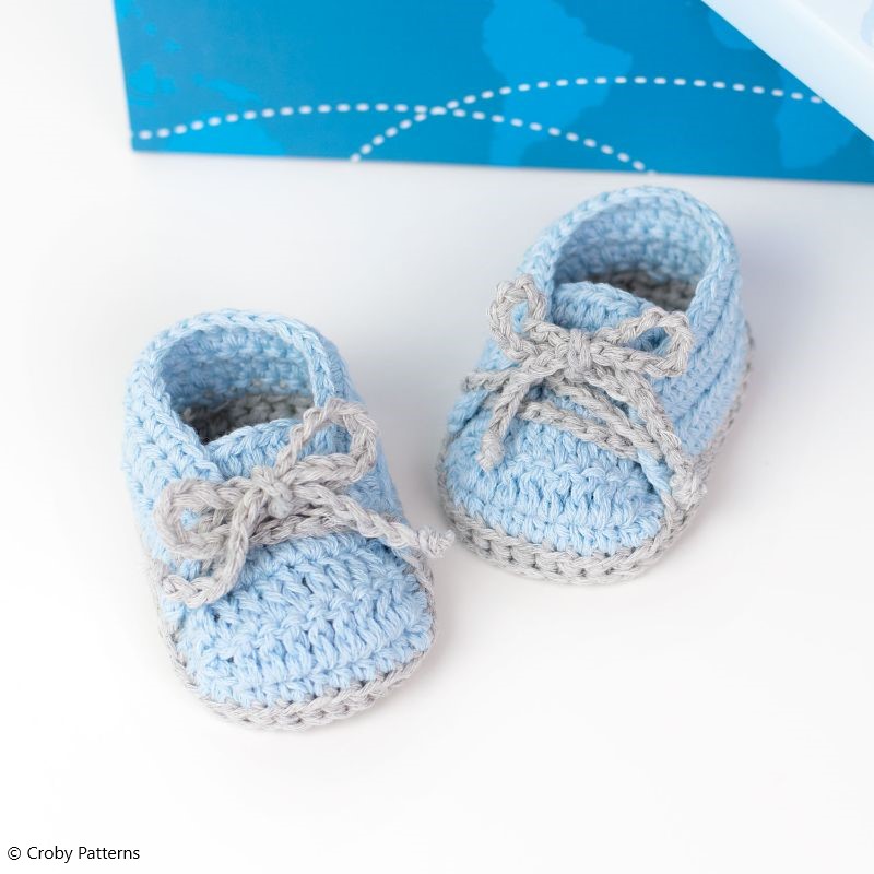 Crochet Baby Sneakers