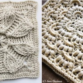 Intricate Squares for Afghans with Free Crochet Patterns