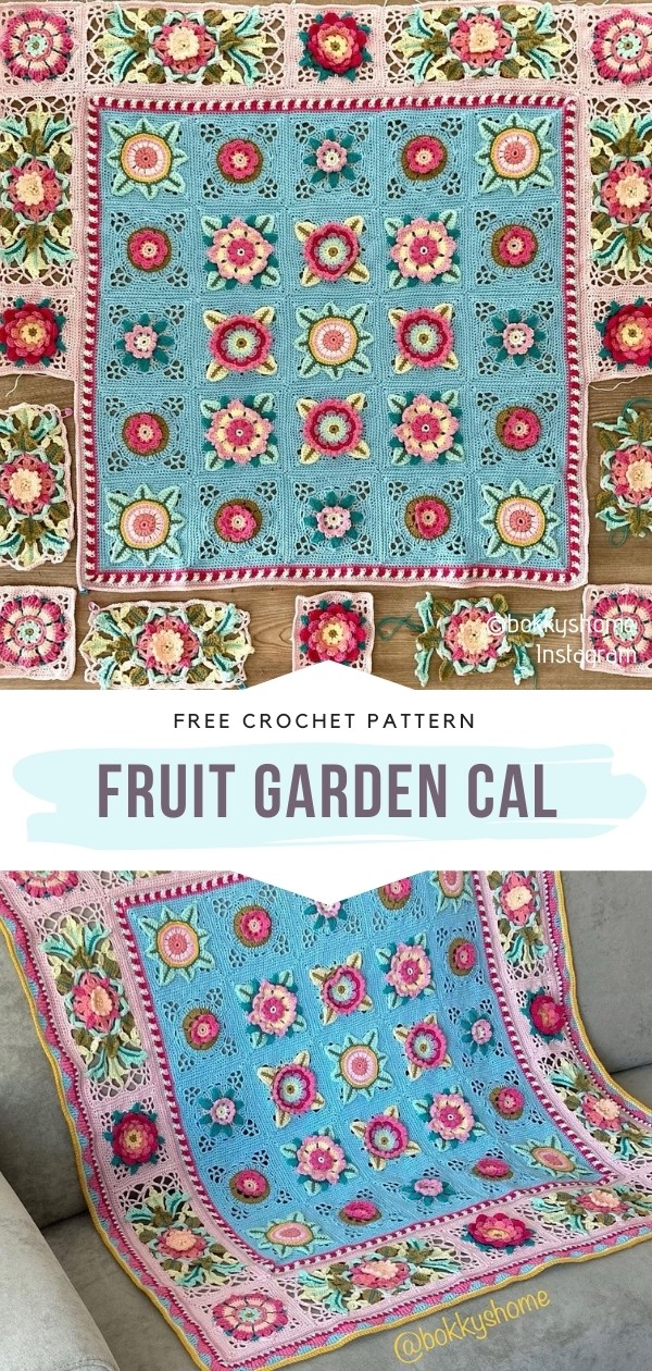 Fruit Garden Crochet Along Blanket