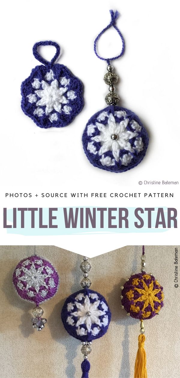 Crochet Little Winter Star 