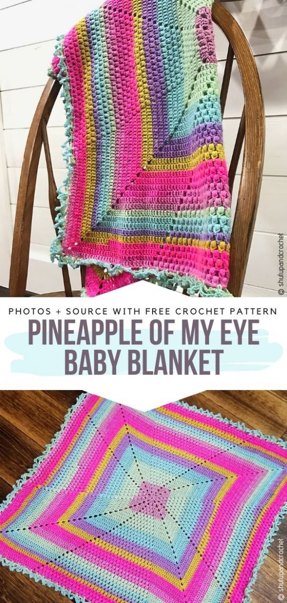 Vibrant Baby Blankets - Free Crochet Patterns